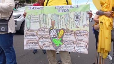 manifestación multitudinaria en San José.